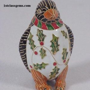 FINAL SALE PRICE NYCO International Cloisonne Penguin